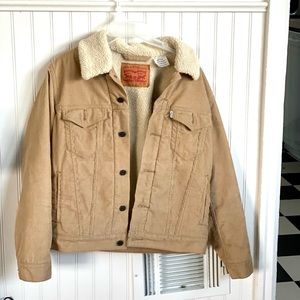 Sherpa Corduroy Trucker Jacket